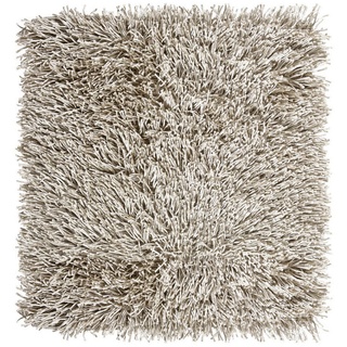 Aquanova Badteppich Kemen, Sand, Textil, Uni, quadratisch, 60x60 cm, für Fußbodenheizung geeignet, rutschfest, Badtextilien, Badematten