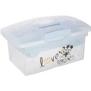 KEEEPER Mickey Traveller, Organizer-Aufbewahrungsbox mit Deckel, Patryk, Cloudy Blue (Blau), 40x24x21