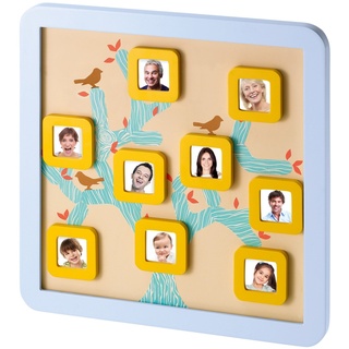 Baby Art Family Tree Frame Bilderrahmen für Familienstammbaum, mit Magneten als Familienerinnerung
