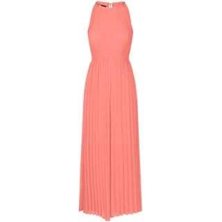 APART Fashion Damen Plissee-Overall, Chiffon-Neckholder-Overall, weites Bein, elastischer Bund, Kettenriemen-Detail, Abendparty-Outfit, stilvolles Hochzeitsgastkleid