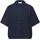 Kurzarmbluse Blau 40