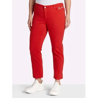 ascari Bequeme Jeans Edel-Jeans leicht vertieft rot 24