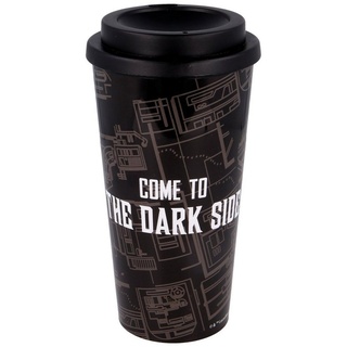 Star Wars Coffee-to-go-Becher Star Wars The Dark Side doppelwandiger Kaffeebecher 520 ml schwarz