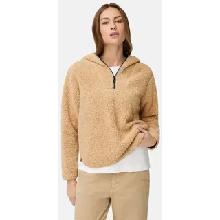CAMEL ACTIVE Damen Kapuzenpullover aus Teddyfleece Karamell, Womenswear-XXS - XXS