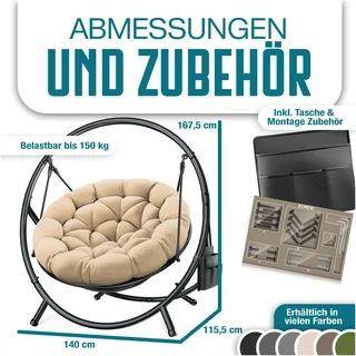 Kesser Hängesessel Bali beige
