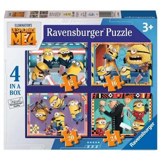 Ravensburger Kinder Puzzle-Box 4 in 1 – Ravensburger – Einfach unverbesserlich | Gr.: onesize
