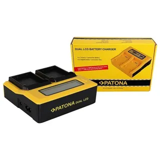 PATONA Dual LCD USB Ladegerät), für Nikon EN-EL15