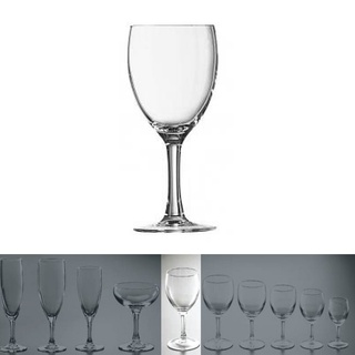 ARCOROC Set mit 12 Gläsern für den professionellen Gebrauch für Wein und Wasser, Kollektion Elegance (24,5 cl)