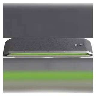 POLY 216873-01 Konferenzlautsprecher USB, Bluetooth® Silber, Silber-Schwarz