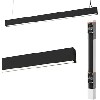 Osram Office Line 3-flg. 112,6 cm dimmbar Schwarz