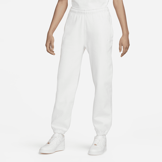Nike Solo Swoosh Fleece-Hose für Damen - Weiß, XL (EU 48-50)