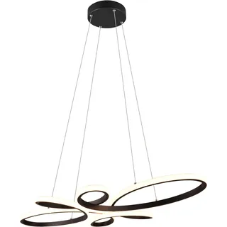 Trio Fly 1-flg. 83 cm geschwungen schwarz