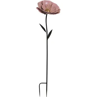 Gartenstecker AM DESIGN Gr. 134 cm, rosa (rosé, goldfarben, schwarz) Dekostecker