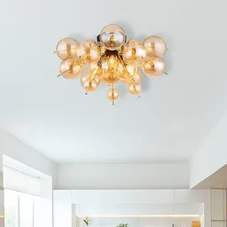 GLOBO Deckenleuchte Udo Goldfarben max. 25 Watt Deckenlampe