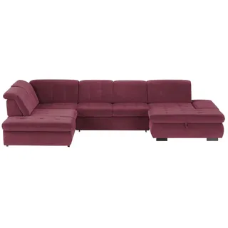Lounge Collection Wohnlandschaft  Spencer , lila/violett , Maße (cm): B: 382 H: 102 T: 260.0