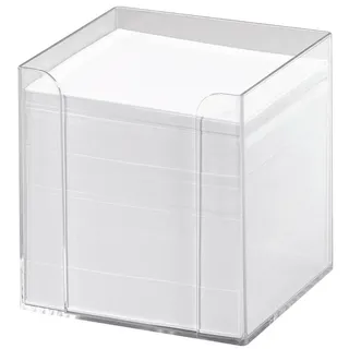 Folia Zettelbox transparent inkl. 700 Notizzettel Weiß 1 St.