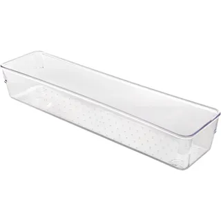 Metaltex Schubladen Ordnungssystem, transparenter Organizer groß, schmal
