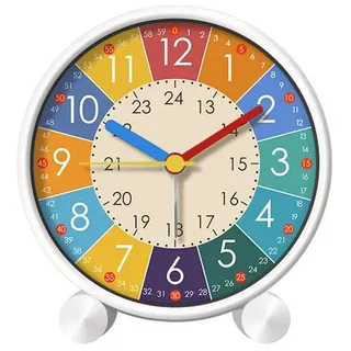 autolock Kinderwecker Wecker Kinder,Schlaftrainer Kinder Kinderwecker,Retro Wecker Soundmaschine, Timer,Kinder Wecker für Mädchen und Jungen bunt