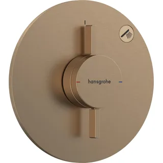 Hansgrohe DuoTurn S Unterputz-Duscharmatur mit Mischer für 1 Verbraucher Brushed Bronze 75618140