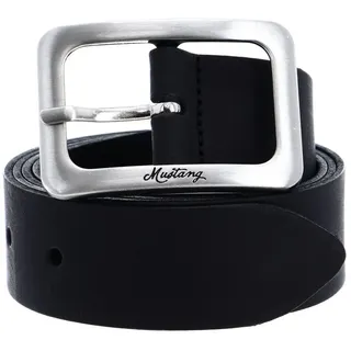 Mustang Damengürtel Leder 3,5 cm schwarz 85