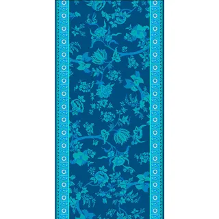 Bassetti Duschtuch Genova, Blau, Textil, 70x140 cm, Badtextilien, Bade- & Duschhandtücher