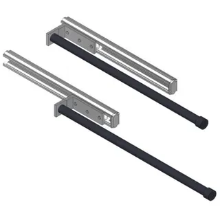 Giese GmbH Handtuchhalter Ausziehbar Schwarz Matt