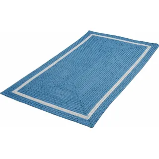 Gino Falcone Benito Handwebteppich 70 x 250 cm Blau
