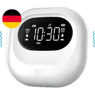 Vibrationswecker Für Tiefschläfer, Batteriebetriebener Wecker Unter Dem Kopfkiss