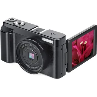 INF Digitalkamera 4K 48MP Schwarz