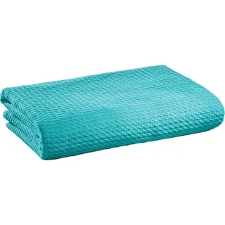 Erwin Müller Siena Kuscheldecke 100 x 150 cm Grün/Türkis