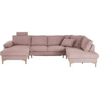 Candy Wohnlandschaft Polyester 2-Sitzer Rosa