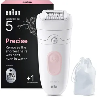 Braun Silk-épil 5 SE5-011 Epilierer weiß/rosa