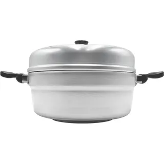 Agnelli Nomadischer Ofen aus Aluminium Nonna Aurelia 26cm - Agnelli - Silber/Schwarz