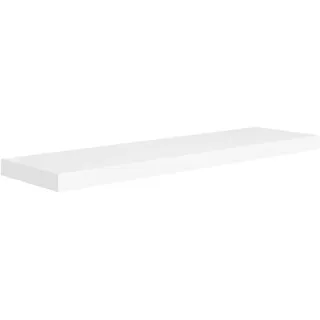 vidaXL Wandregal 90 x 23,5 x 3,8 cm Weiß