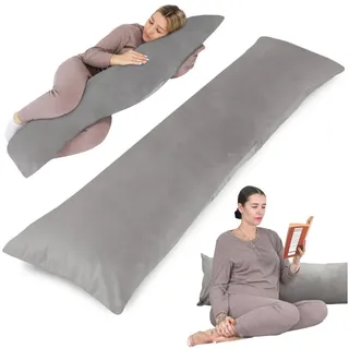 Totsy Baby Stillkissen 40 x 145 cm Gräulich