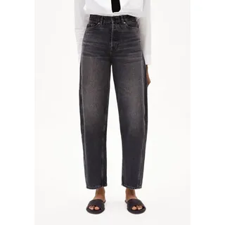 ARMEDANGELS Damen Barrel Jeans recycelte Baumwolle / schwarz 29/32