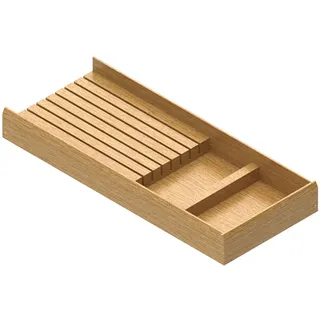Messerblock Holz Messerhalter Sunny Schublade 20x 47,2x 5cm Eiche natur 8 Messer