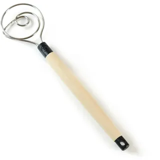 Brod & Taylor Teigschneebesen, robust, spülmaschinenfest, Rührwerkzeug, Brotteig Dänischer schneebesen, Eigelbtrenner,