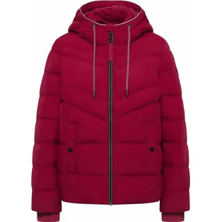 Cecil Steppjacke mit Kapuze beaujolais red S