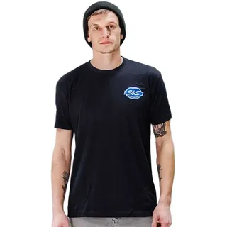 S+s Cycle Vintage Tour Kurzarm-t-shirt - Black / Blue - 2XL