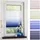 Plissee Farbverlauf 75 x 130 cm Blau