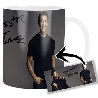 Sylvester Stallone Sly Tasse Keramikbecher Mug