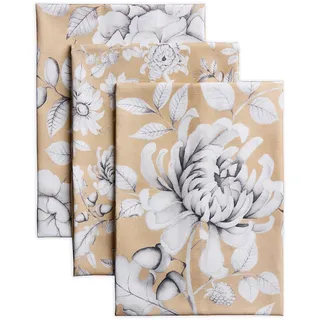 Maison d'Hermine Küchenhandtuch 100% Baumwolle (50 cm x 70 cm, Set von 3) | Küchenhandtücher Tischgeschirrtücher zum Muttertagsgeschenke Reinigen Thanksgiving und Weihnachten - Pretty Autumn