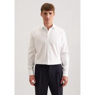 Seidensticker Businesshemd "Schwarze Rose", Herren, Gr. XL (44), normale Ärmellängen, weiß, 100% Baumwolle, unifarben, skinny fit, 2-Knopf-Manschette, Hemden, X-Slim 1/1 Kentkragen Uni