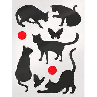 Wanddekoobjekt HEINE HOME, schwarz, B:50cm H:70cm, Wanddekoobjekte