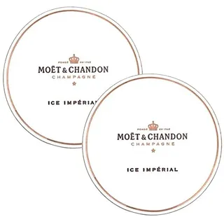 Moet & Chandon Ice Imperial Untersetzer aus Papier für Champagner Gläser