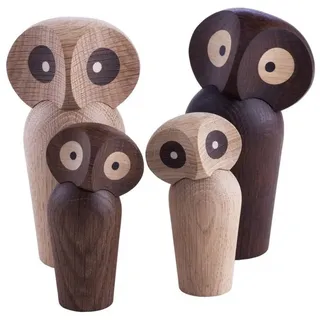 architectmade Owl, 12 cm, Eiche natur