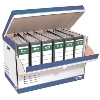 OTTO Office Ordner-Container - 10 Stück (halboffen) mehrfarbig, 49.8x31.7x30 cm