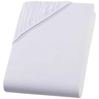 Carpe Sonno Spannbettlaken Jersey 90 x 200 - 200 x 200 cm weiß