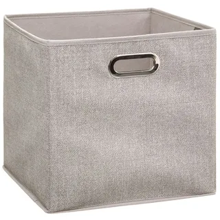 5 five simply smart Aufbewahrungskorb 31 x 31 x 31 cm 1-tlg. beige meliert